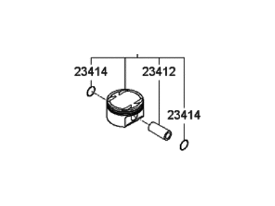 Hyundai Piston - 23041-3C700