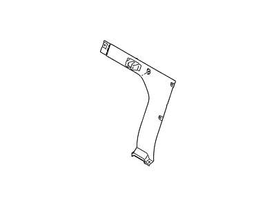 Hyundai 85784-F2000-TRY Trim-Partition Side LH