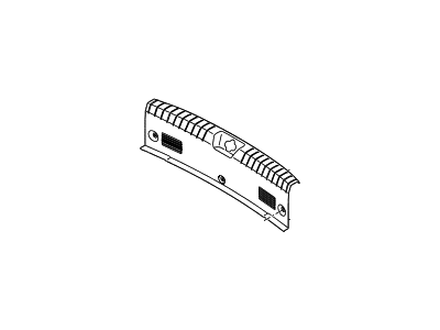 Hyundai 85770-F2000-TRY Trim-Transverse Rear