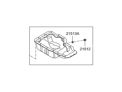 Hyundai 21510-2E023 Pan Assembly-Engine Oil