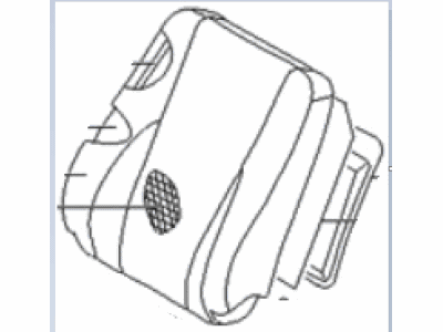 Hyundai 88470-2E500-DDJ Front Passenger Side Seat Back Covering