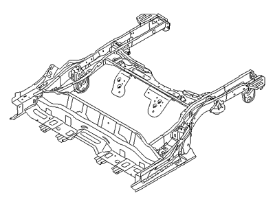 Hyundai 65700-A5010 Member Assembly-Rear Floor Under