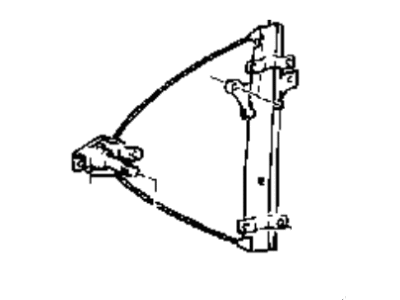 1998 Hyundai Sonata Window Regulator - 82402-34000