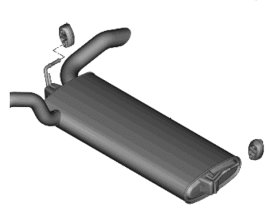 2022 Hyundai Kona Exhaust Pipe - 28710-J9GA0