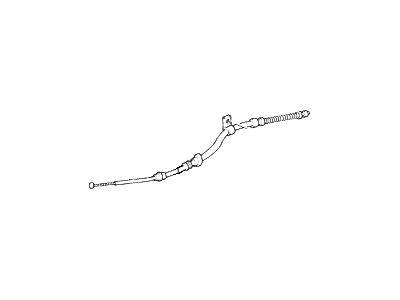 Hyundai Excel Parking Brake Cable - 59770-24002