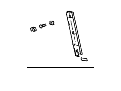 Hyundai 82260-29000 Garnish Assembly-Door Frame RH