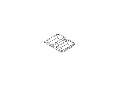 Hyundai 85775-26000-QE Tray-Luggage Center,Under