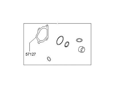 Hyundai 57150-3AA00 Seal Kit-Power Steering Oil Pump