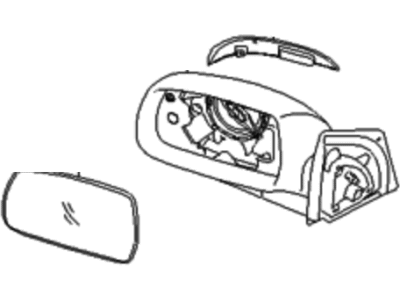 2014 Hyundai Tucson Car Mirror - 87610-2S060-CA