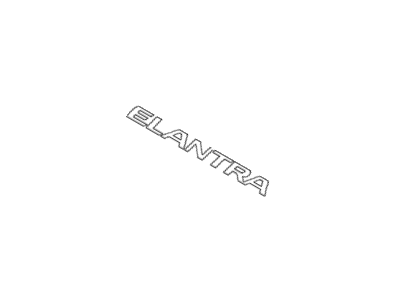 Hyundai 86311-3X500 Elantra Coupe Emblem