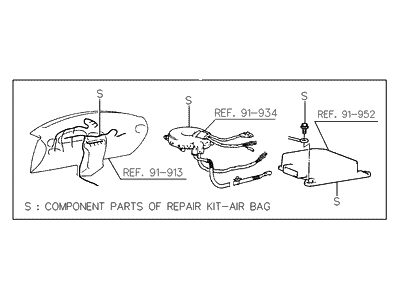 Hyundai 95990-27E10 Repair Kit-Air Bag