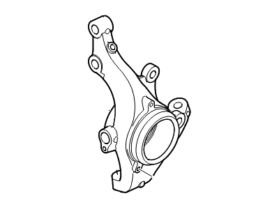 Hyundai 51715-2V000 Knuckle-Front Axle,LH