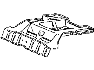 Hyundai Excel Floor Pan - 65708-24300