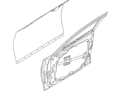 Hyundai 76004-B1001 Panel Assembly-Front Door,RH