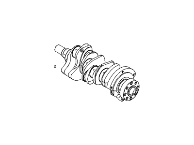 2003 Hyundai Tiburon Crankshaft - 23110-37300