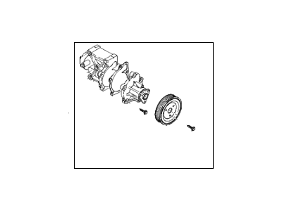 2009 Hyundai Sonata Water Pump - 25100-25100