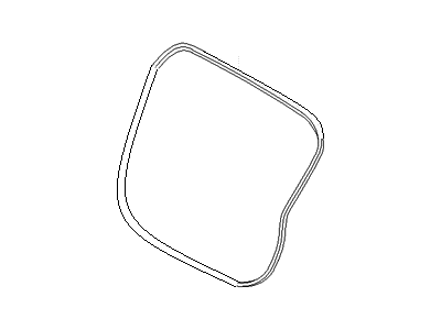 Hyundai 87321-4Z500 Weatherstrip-Tail Gate Opening