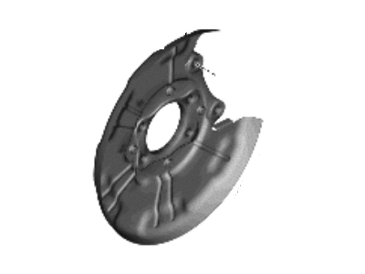 2022 Hyundai Kona Brake Dust Shield - 58390-J9300