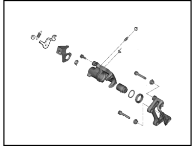 Hyundai Kona Brake Caliper - 58311-J9A00