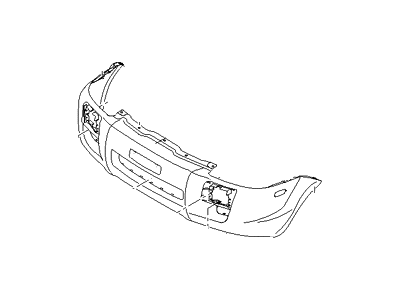 Hyundai 86511-2E010 Front Bumper Cover