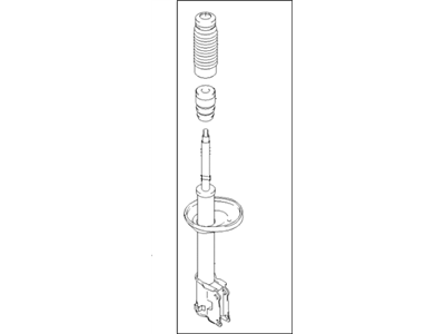 Hyundai 54660-2C000 Strut And Bumper Assembly, Front, Right