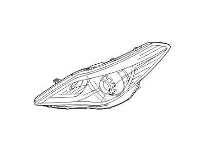 Hyundai Azera Headlight - 92103-3V040