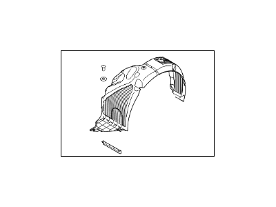 Hyundai Veloster Wheelhouse - 86811-2V010