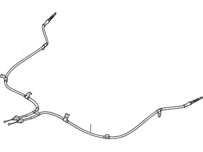 Hyundai 59770-2L300 Cable Assembly-Parking Brake,RH