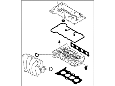 Hyundai 20920-2EU13 Gasket Kit-Engine Overhaul Upper