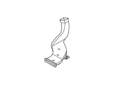 Hyundai 97370-F3000 Duct-Rear Heating,RH