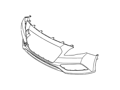 Hyundai 86511-E6000 Front Bumper Cover