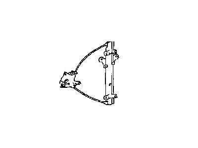 1992 Hyundai Elantra Window Regulator - 83403-28100