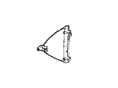 1992 Hyundai Elantra Window Regulator - 83401-28000