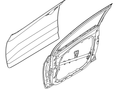 Hyundai 76003-A5000 Panel Assembly-Front Door,LH