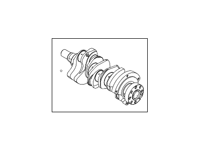 2007 Hyundai Tiburon Crankshaft - 23110-3E101