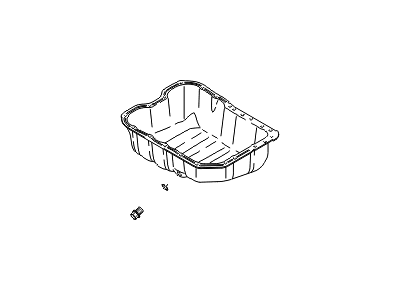 Hyundai 21510-2G500 Pan Assembly-Engine Oil