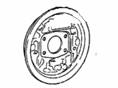 Hyundai Excel Brake Dust Shield - 58355-21300