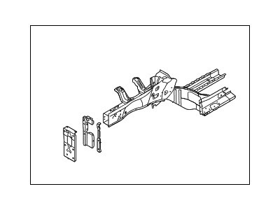 Hyundai 64605-2V102 Member Assembly-Front Side,LH