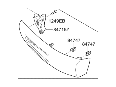 Hyundai 84760-D2300-NNB Panel Assembly-Center FACIA Side,L