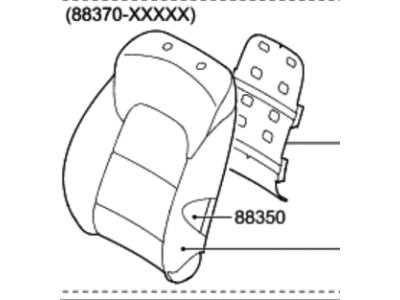 Hyundai Tucson Seat Cover - 88370-D3020-T8R