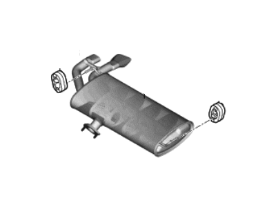 Hyundai Tucson Exhaust Pipe - 28710-D3481