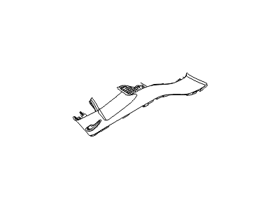 Hyundai 85860-D3000-YAK Trim Assembly-Rear Pillar RH