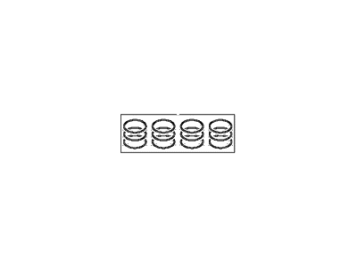 2000 Hyundai Elantra Piston Ring Set - 23040-23922