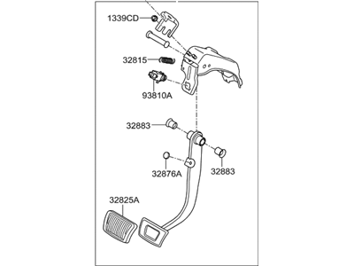 Hyundai 32800-3Q200 Pedal Assembly-Brake