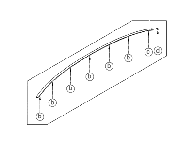 Hyundai 87210-3M000 Moulding Assembly-Roof,LH