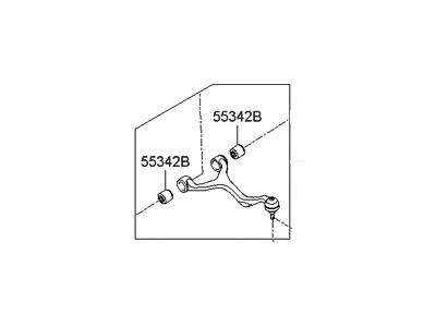 2007 Hyundai Azera Control Arm - 55110-3K000