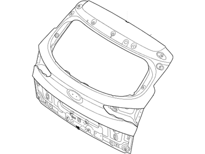 Hyundai 73700-D3050 Panel Assembly-Tail Gate