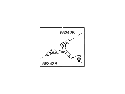 2005 Hyundai Azera Control Arm - 55120-3K000