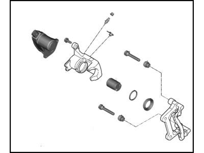 Hyundai Kona Brake Caliper - 58311-J9A20