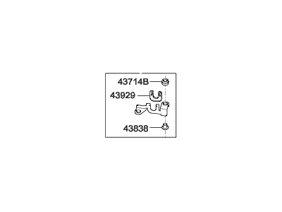 Hyundai 45970-3B600 Bracket-Shift Cable